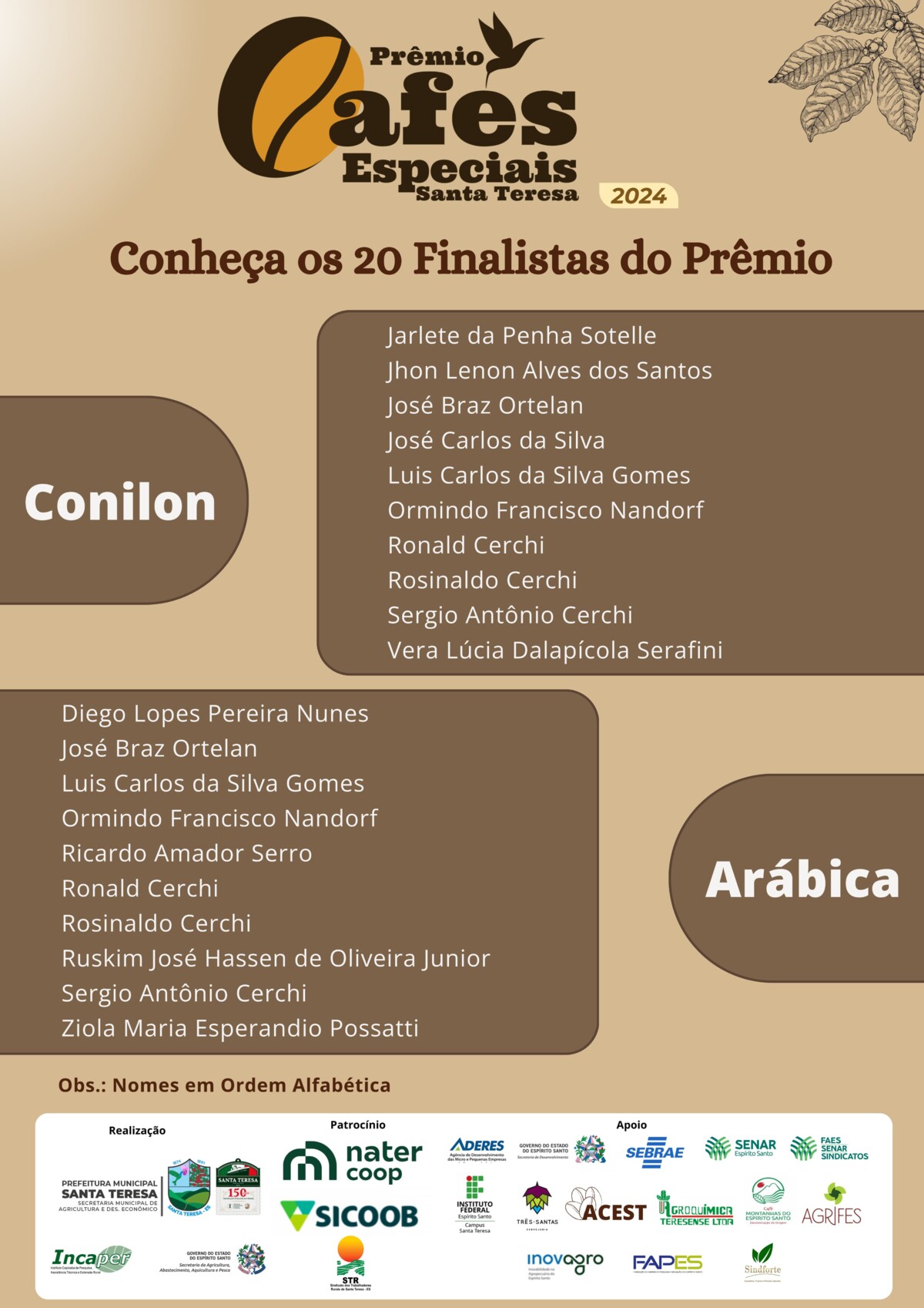 Café Finalista