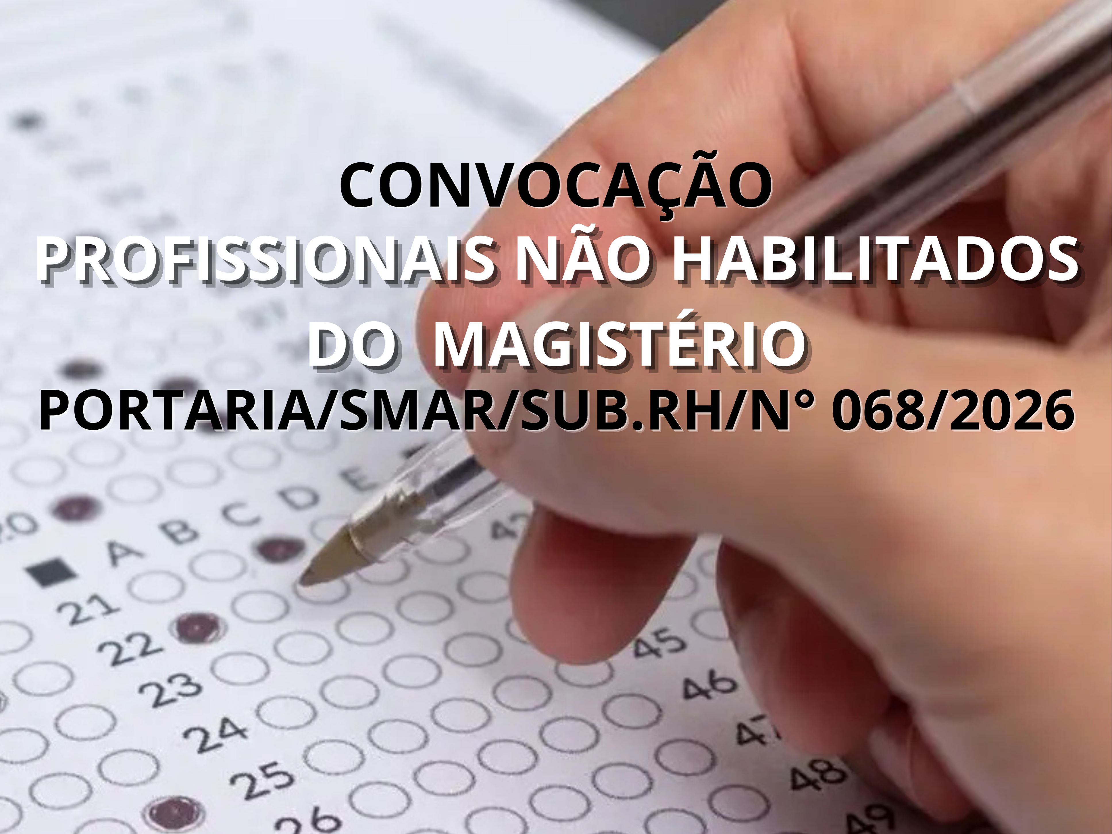 PORTARIA SMAR/SUB.RH N° 068/2026