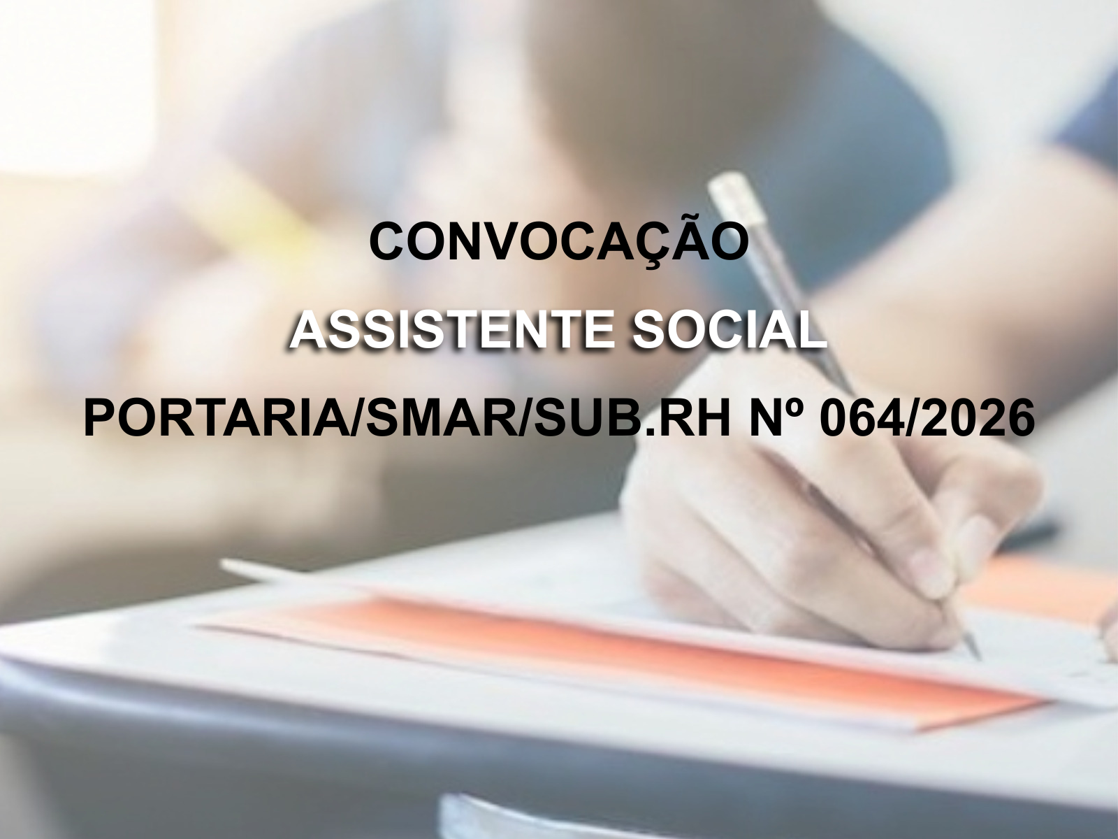 PORTARIA SMAR/SUB.RH N° 064/2026