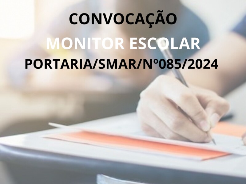 PORTARIA/SMAR/SUB.RH Nº 085/2024
