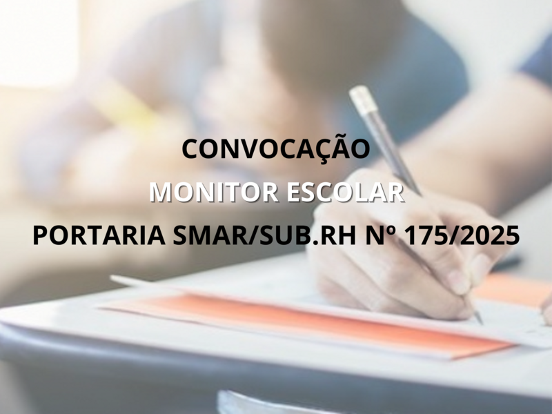 PORTARIA SMAR/SUB.RH/ Nº 175/2025
