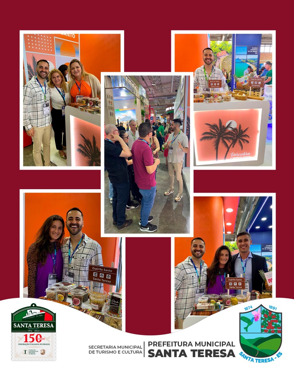 Santa Teresa  participou de feira internacional de turismo no Rio Grande do Sul  (Festuris)