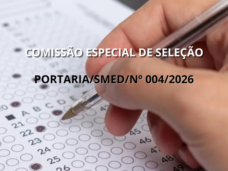 PORTARIA/SMED/N°004/2026