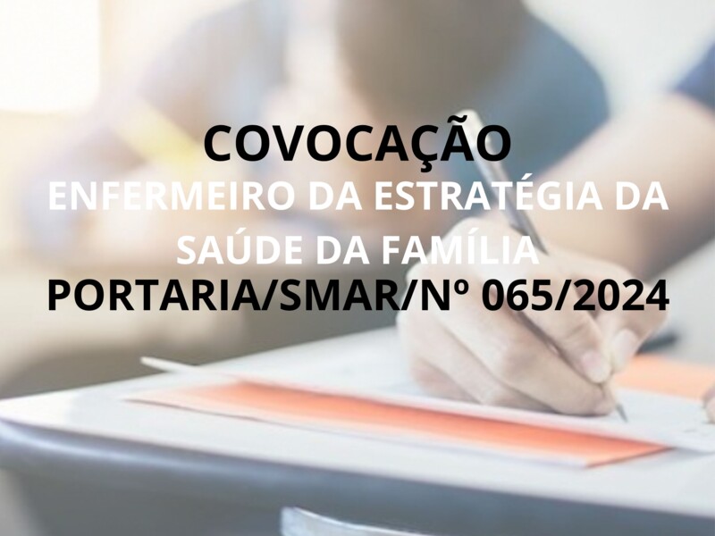 PORTARIA/SMAR/SUB.RH Nº065/2024