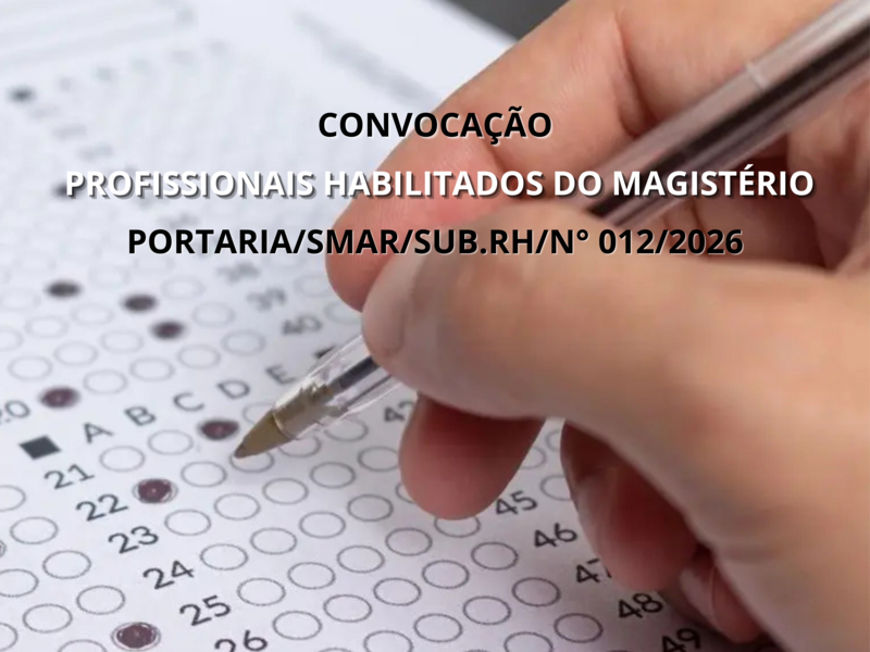 PORTARIA/SMAR/SUB.RH/N° 012/2026