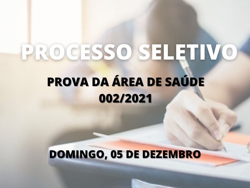 Domingo (5) tem Processo Seletivo na área de Saúde