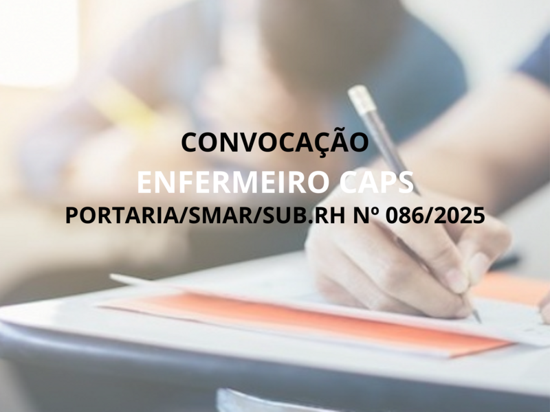 PORTARIA/SMAR/SUB.RH Nº 086/2025