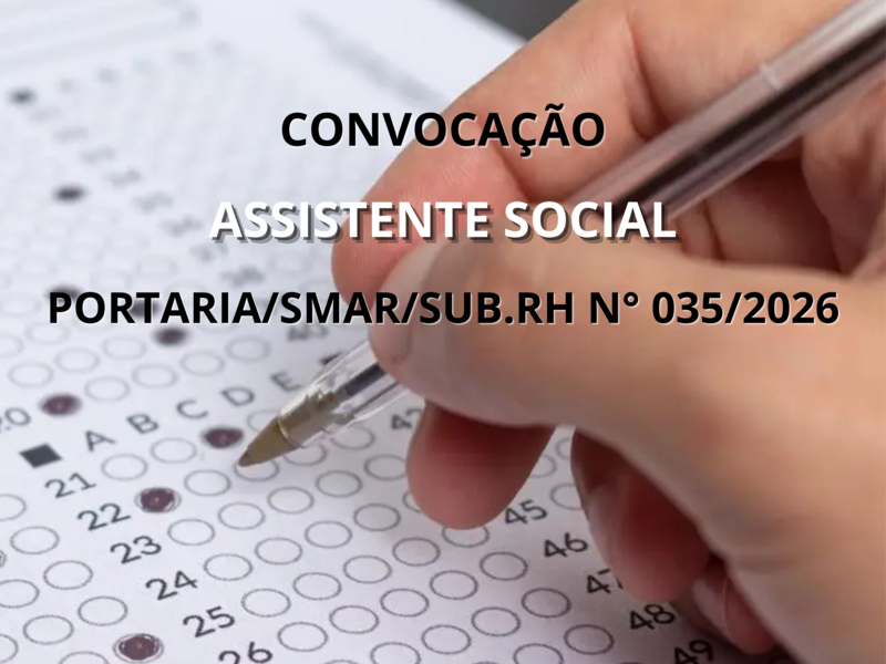 PORTARIA/SMAR/SUB.RH N° 035/2026