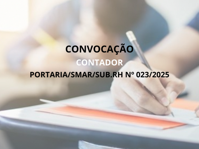PORTARIA/SMAR/SUB.RH/ Nº023/2025
