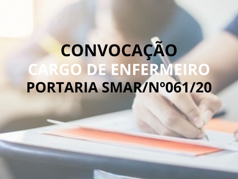 PORTARIA SMAR/SUB.RH/ Nº 061/2024