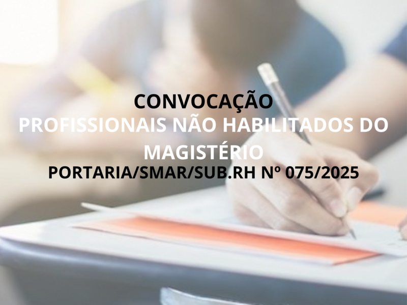 PORTARIA/SMAR/SUB.RH Nº 075/2025