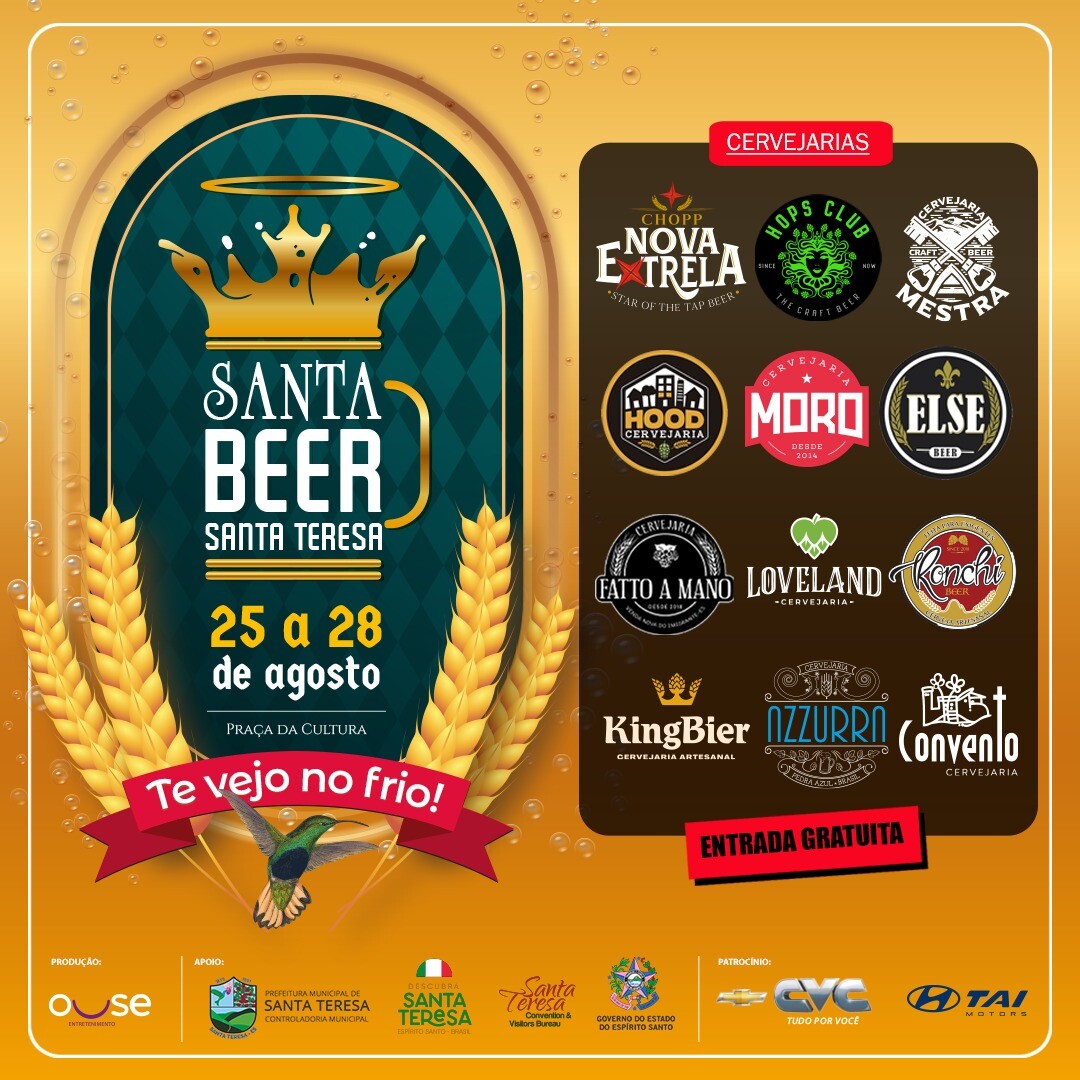 Festival de cervejas artesanais movimenta Santa Teresa