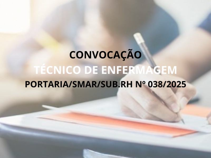 PORTARIA/SMAR/SUB.RH Nº 038/2025