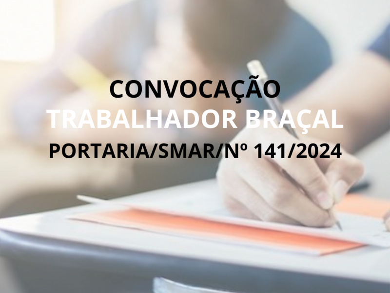 PORTARIA/SMAR/SUB.RH/ Nº 141/2024