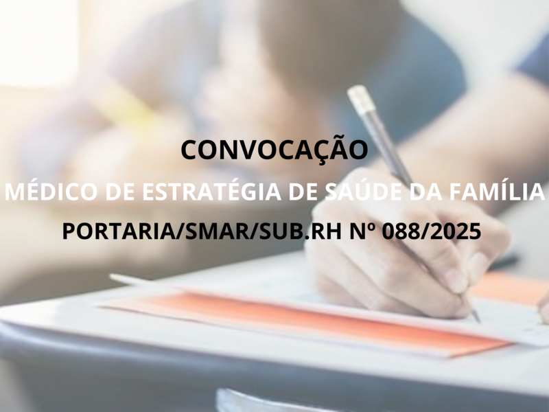PORTARIA/SMAR/SUB.RH Nº 088/2025