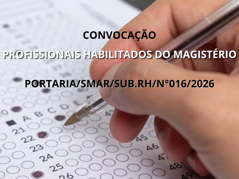 PORTARIA/SMAR/SUB.RH/N°016/2026