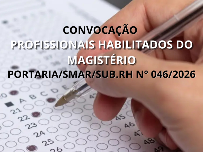 PORTARIA SMAR/SUB.RH N° 046/2026