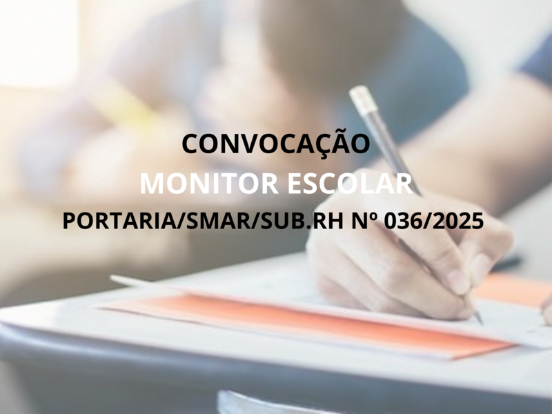 PORTARIA/SMAR/SUB.RH Nº 036/2025