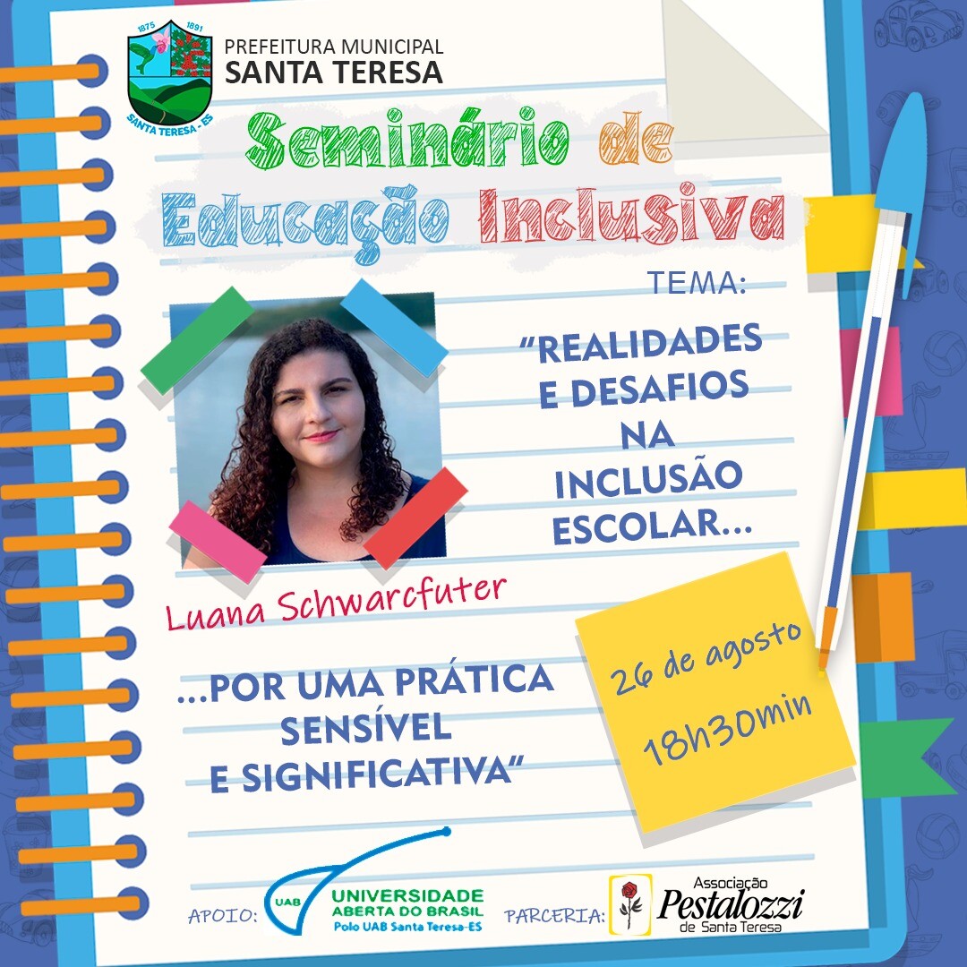 Seminário de Educação Inclusiva em Santa Teresa