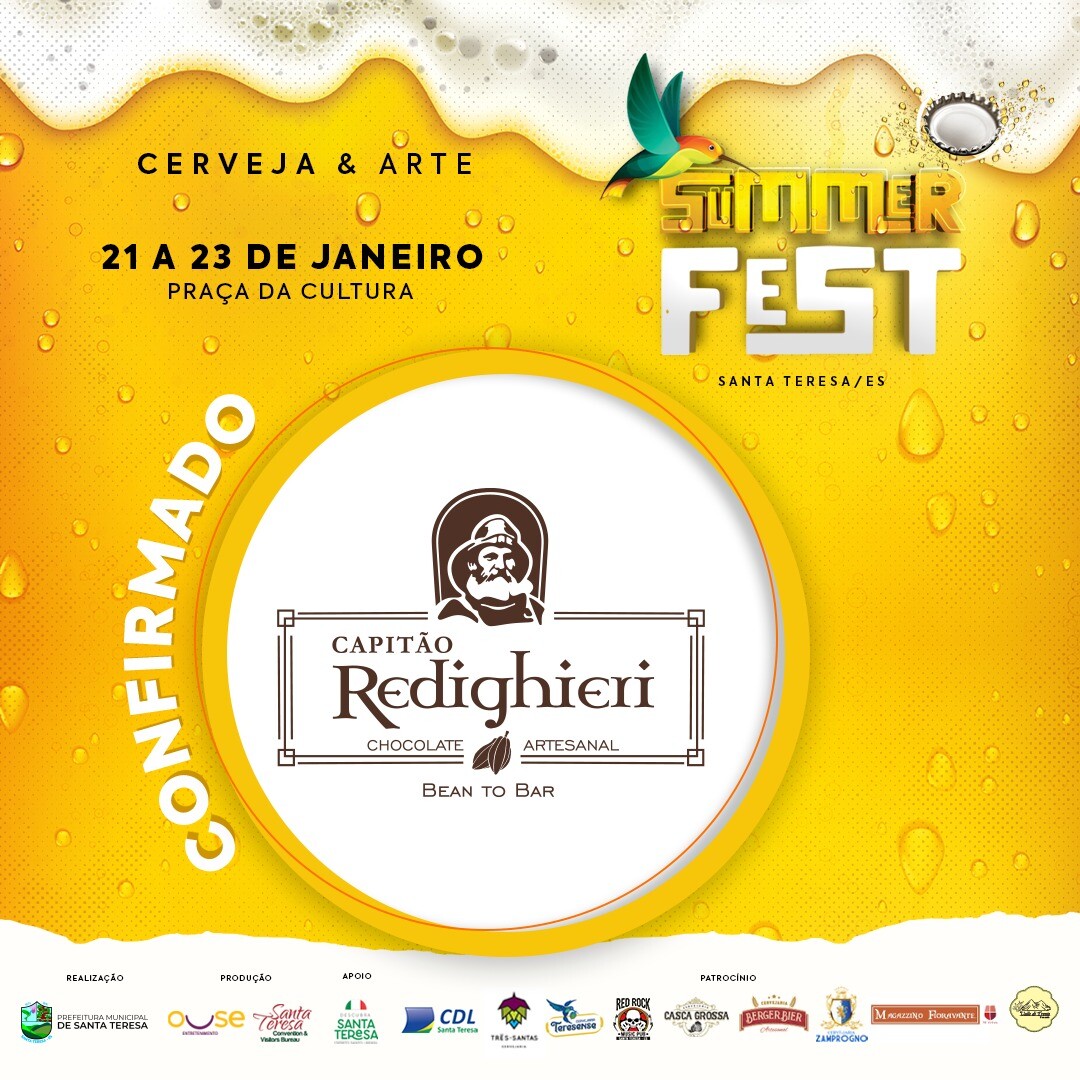 Festival de cervejas artesanais no verão de Santa Teresa