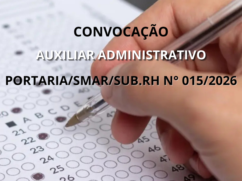 PORTARIA SMAR/SUB.RH N° 015/2026