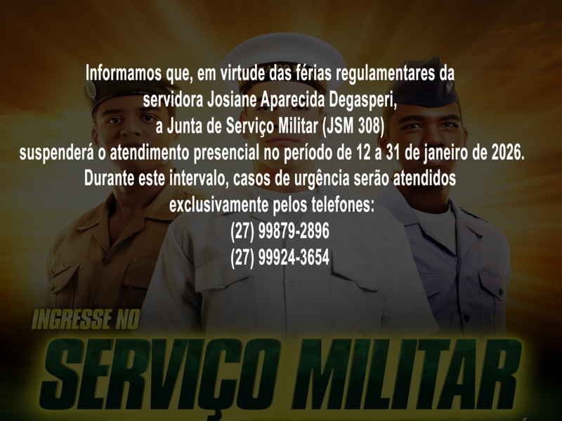 Comunicado, Serviço Militar