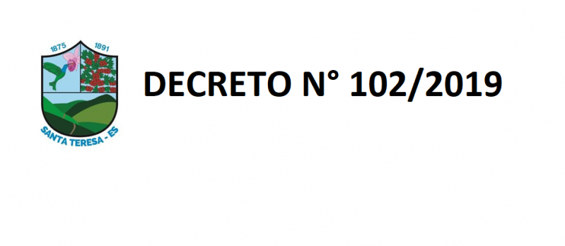 DECRETO N° 102/2019