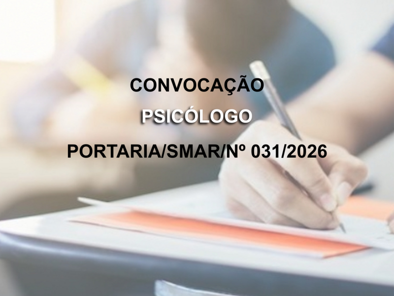 PORTARIA/SMAR/SUB.RH N° 031/2026