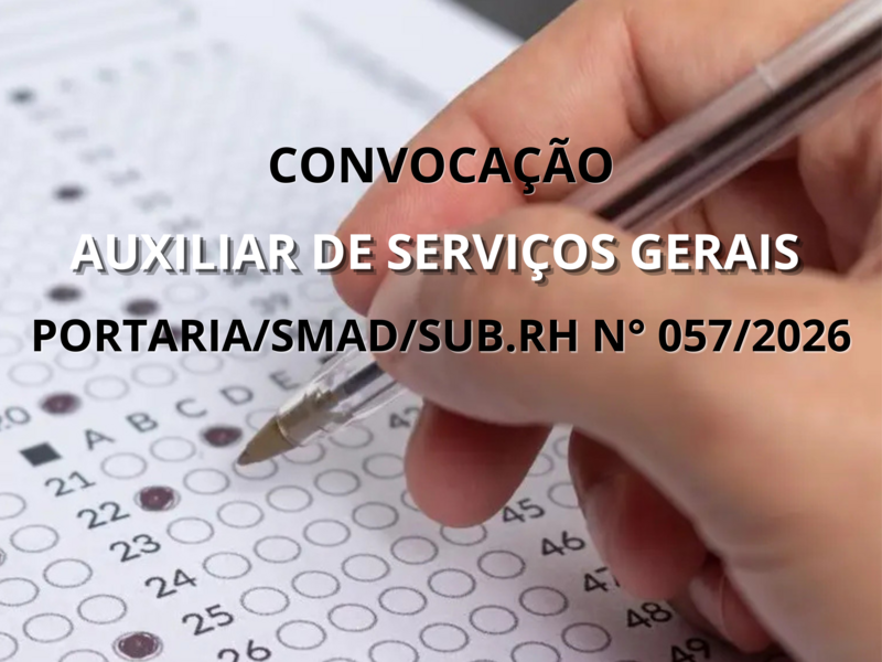 PORTARIA SMAR/SUB.RH N° 057/2026