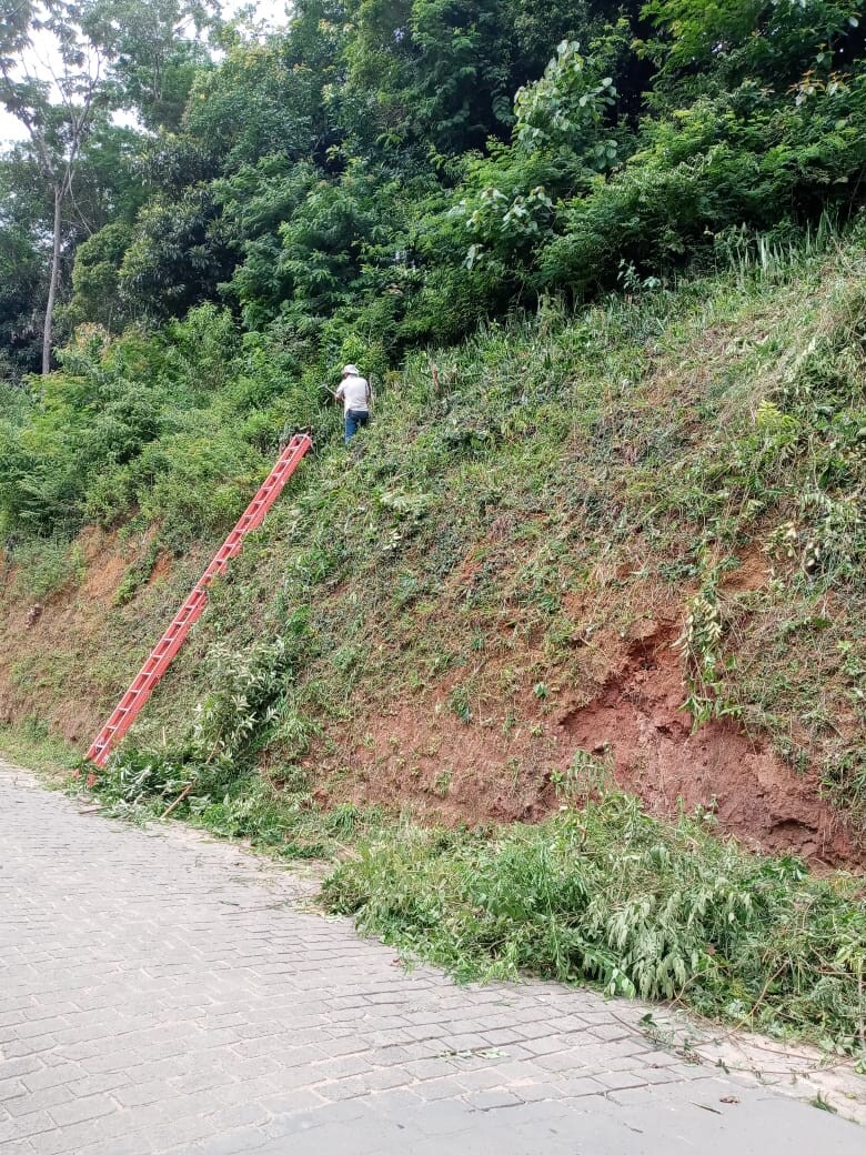 Limpeza e manutenção realizados esta semana em Santa Teresa