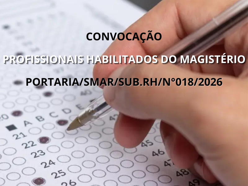 PORTARIA SMAR/SUB.RH N° 018/2026