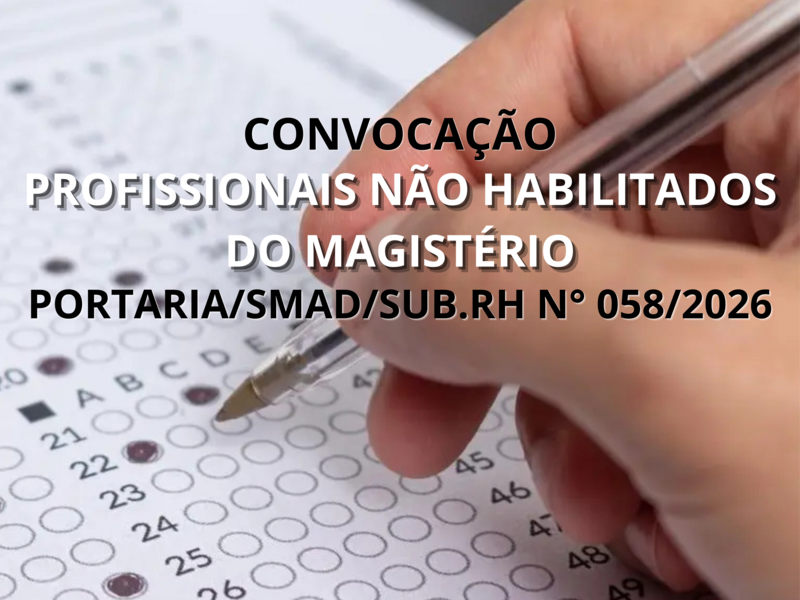 PORTARIA SMAR/SUB.RH N° 058/2026