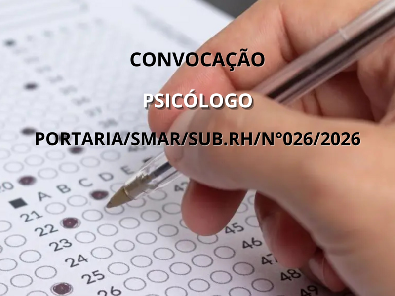 PORTARIA/SMAR/SUB.RH N° 026/2026