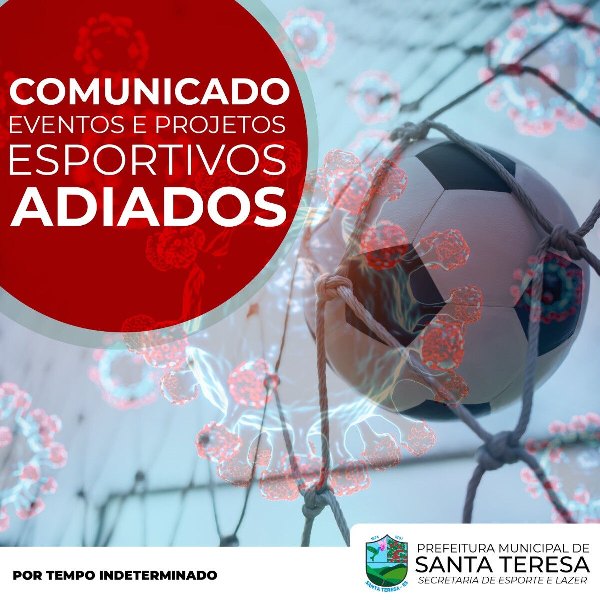 Comunicado da Secretaria de Esporte e Lazer