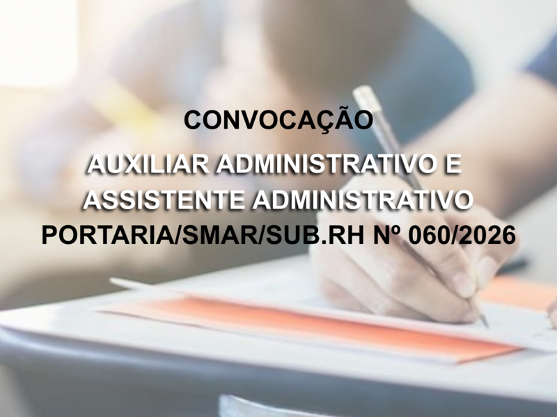 PORTARIA SMAR/SUB.RH N° 060/2026