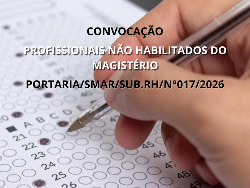 PORTARIA SMAR/SUB.RH N° 017/2026