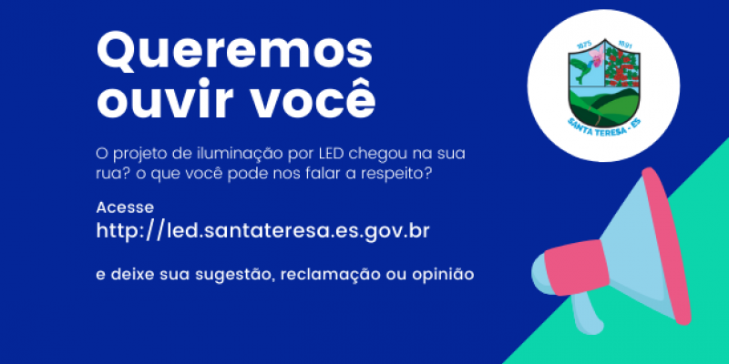 Queremos ouvir você