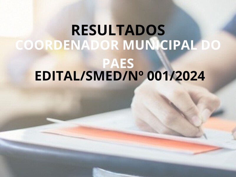 EDITAL/SMED/Nº 002/2024
