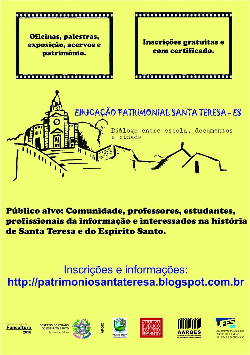 Participe das Oficinas de Educação Patrimonial em Santa Teresa
