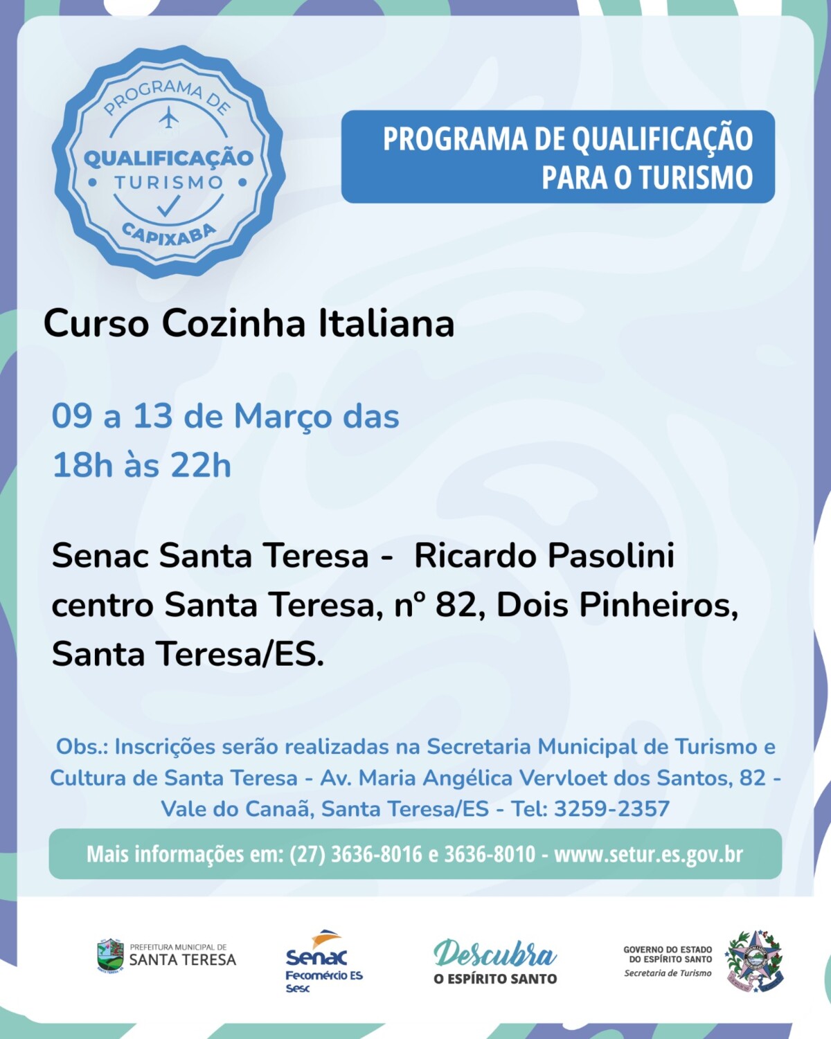 CURSO -  COZINHA ITALIANA