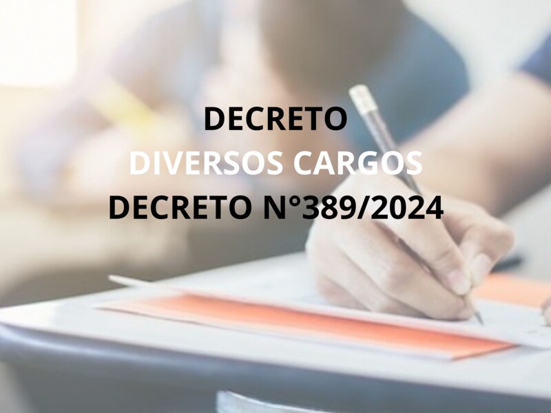 DECRETO N°389/2024