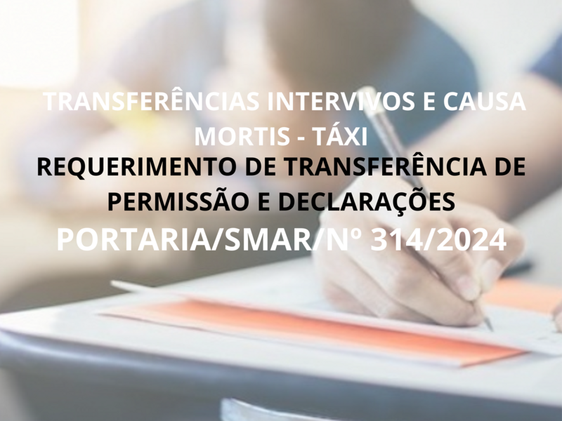 REQUERIMENTO DE TRANSFERÊNCIA DE PERMISSÃO