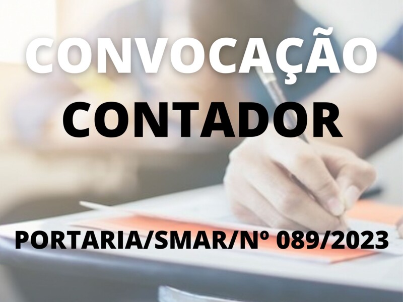 Convocação para o cargo de Contador