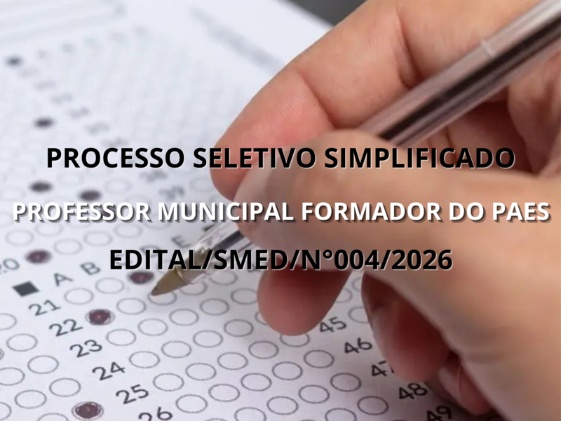 EDITAL/SMED/N°004/2026