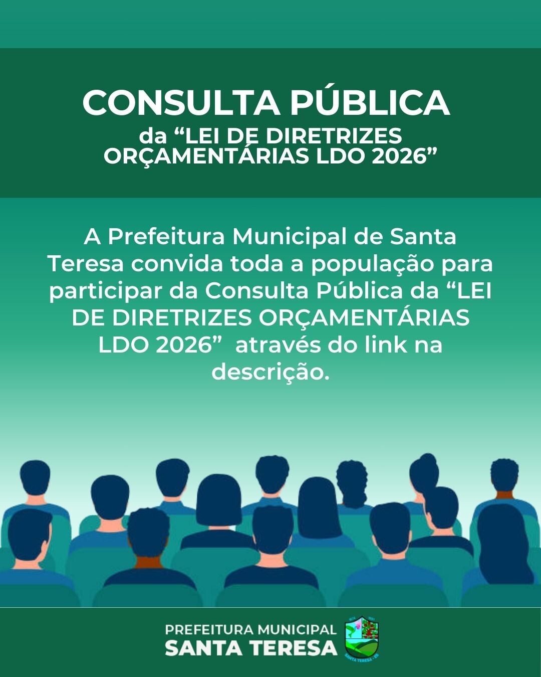 ? Participe da Consulta Pública On-line da LDO 2026! ?