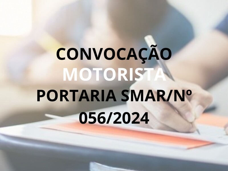 PORTARIA SMAR/SUB.RH/ Nº 056/2024