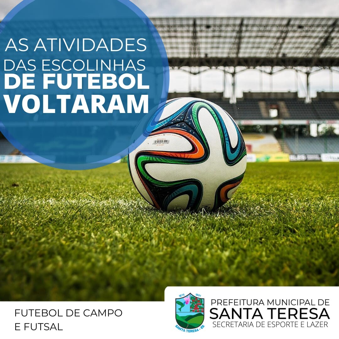 As atividades da Escolinhas de Futebol voltaram! 