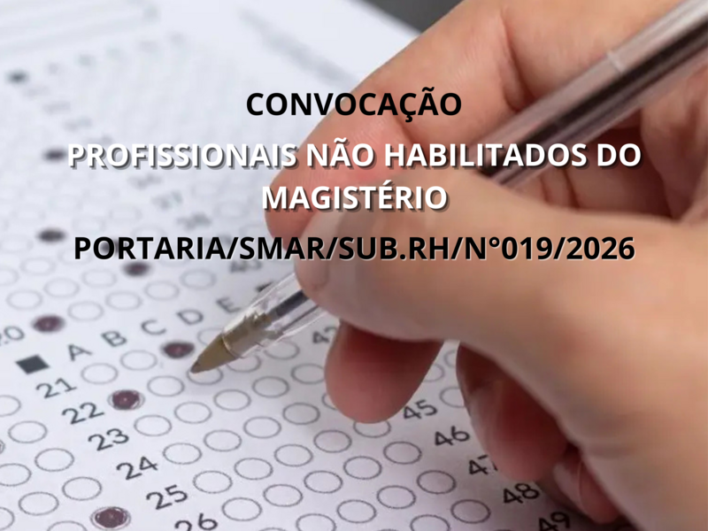 PORTARIA SMAR/SUB.RH N° 019/2026