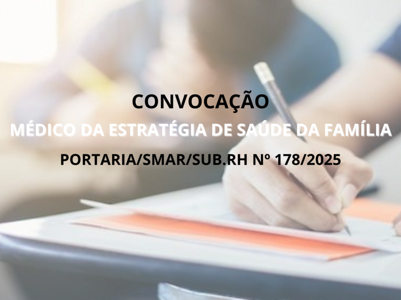 PORTARIA/SMAR/SUB.RH Nº 178/2025