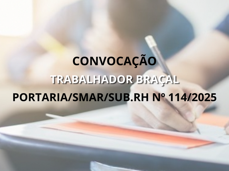 PORTARIA/SMAR/SUB.RH Nº 114/2025